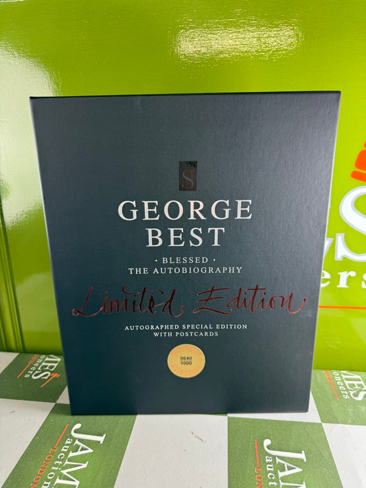 George Best Guaranteed Hand Signed Limited Edition 'Blessed’ Book, 640/1000, & COA