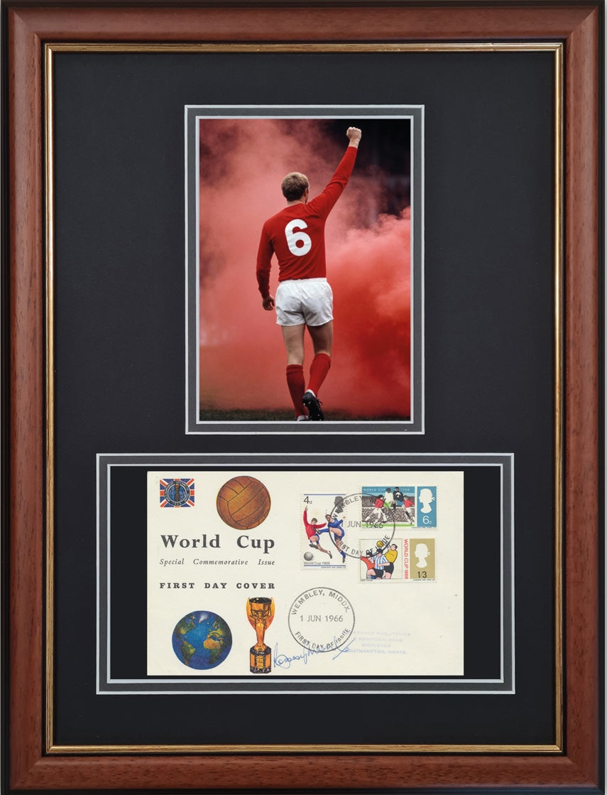 Bobby Moore, England 1966 Legend, Guaranteed Hand Signed First Day Cover Presentation & COA