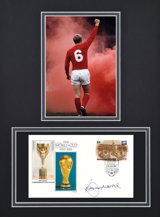 Bobby Moore, England 1966 Legend, Guaranteed Hand Signed First Day Cover Presentation & COA