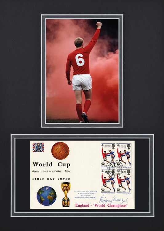 Bobby Moore, England 1966 Legend, Guaranteed Hand Signed First Day Cover Presentation & COA