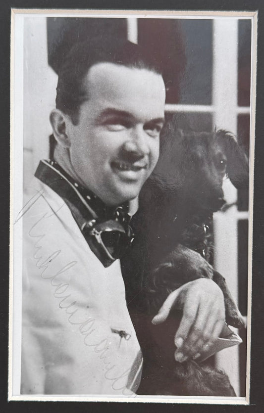 Rudolf Caracciola Former Mercedes F1 Driver, Hand Signed Photo Presentation With UACC COA