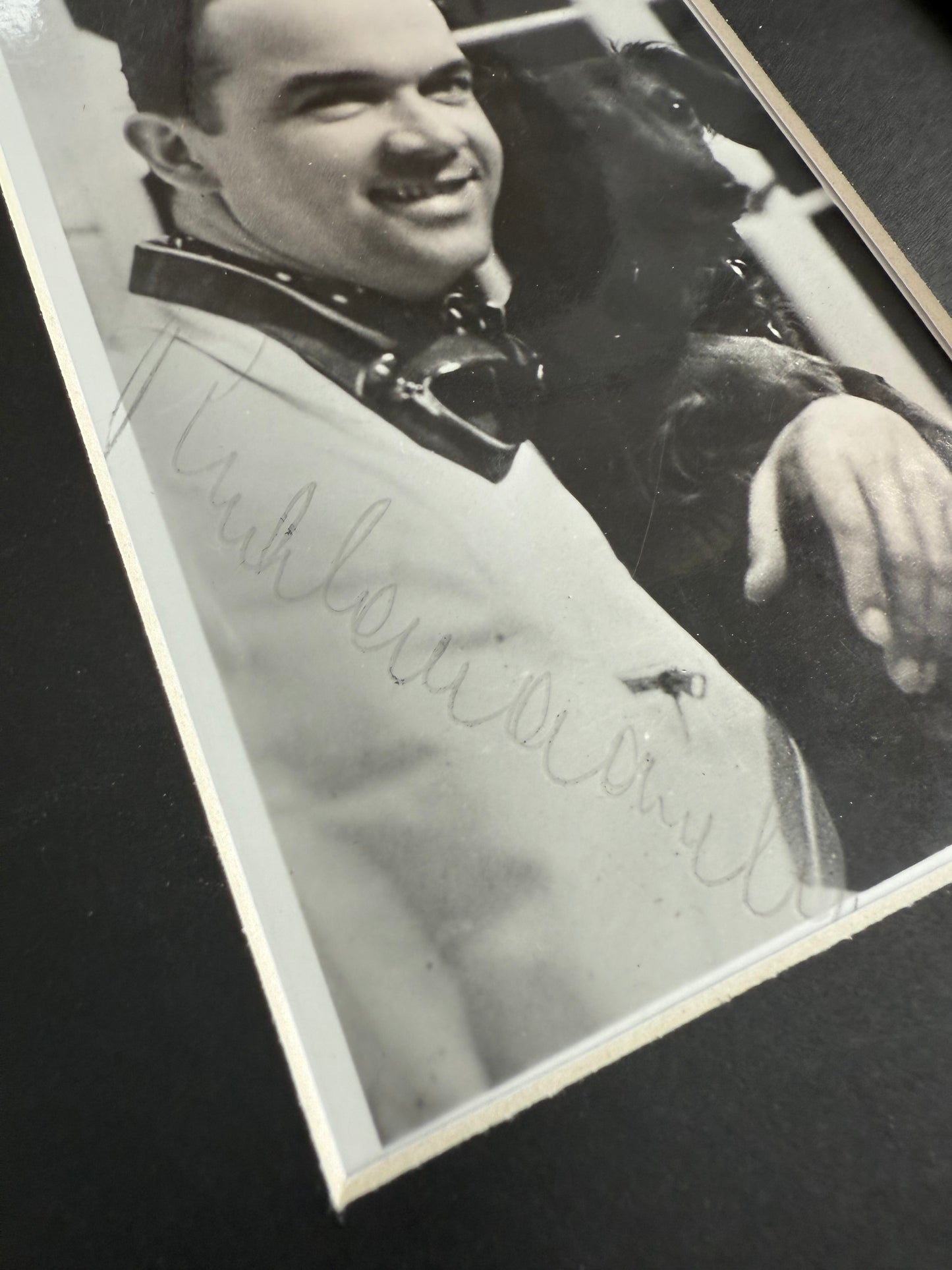 Rudolf Caracciola Former Mercedes F1 Driver, Hand Signed Photo Presentation With UACC COA