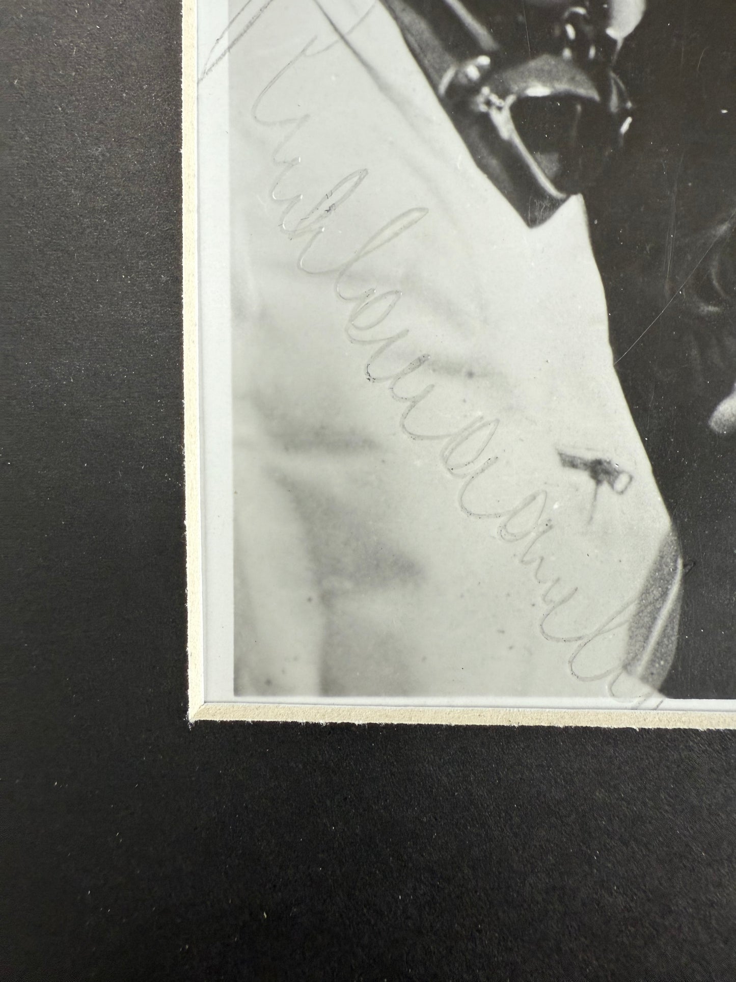 Rudolf Caracciola Former Mercedes F1 Driver, Hand Signed Photo Presentation With UACC COA