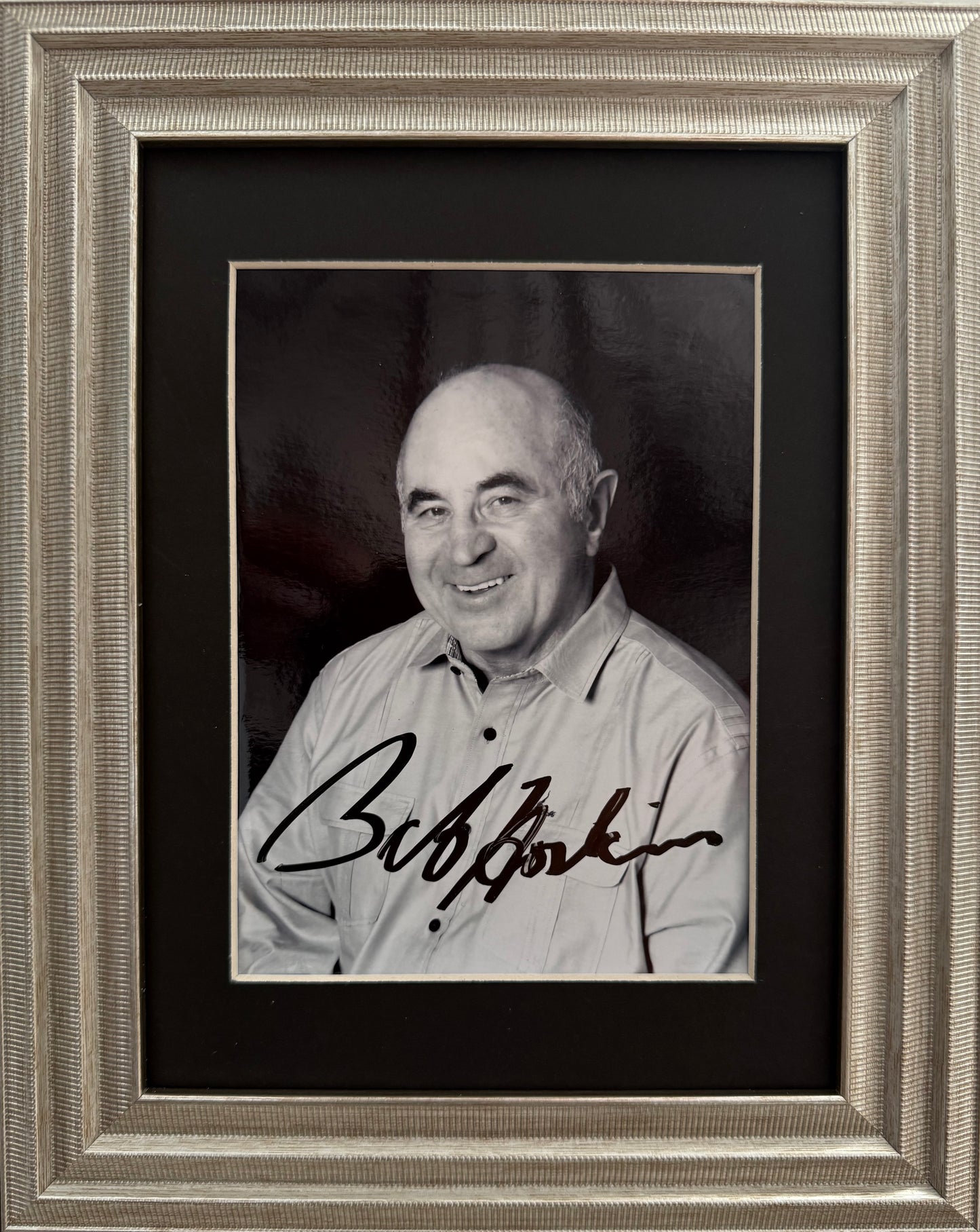 Bob Hoskins Hand Signed Framed Photo With AFTAL Member COA
