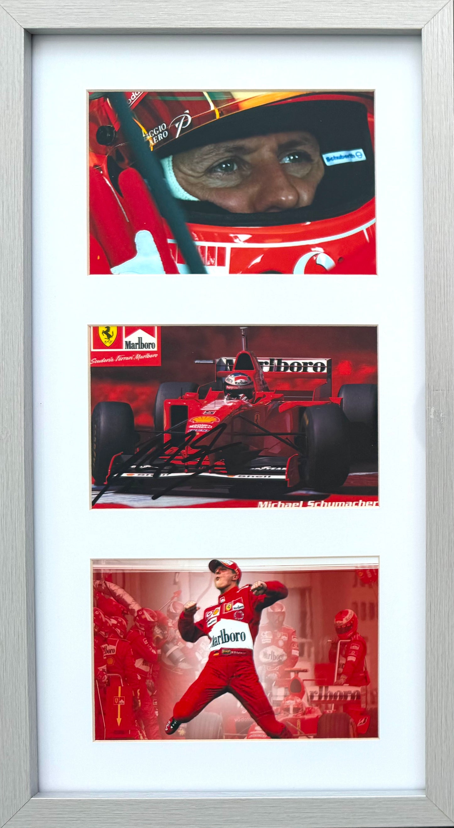 Michael Schumacher, F1 Legend, Hand Signed Framed Photo Presentation With COA