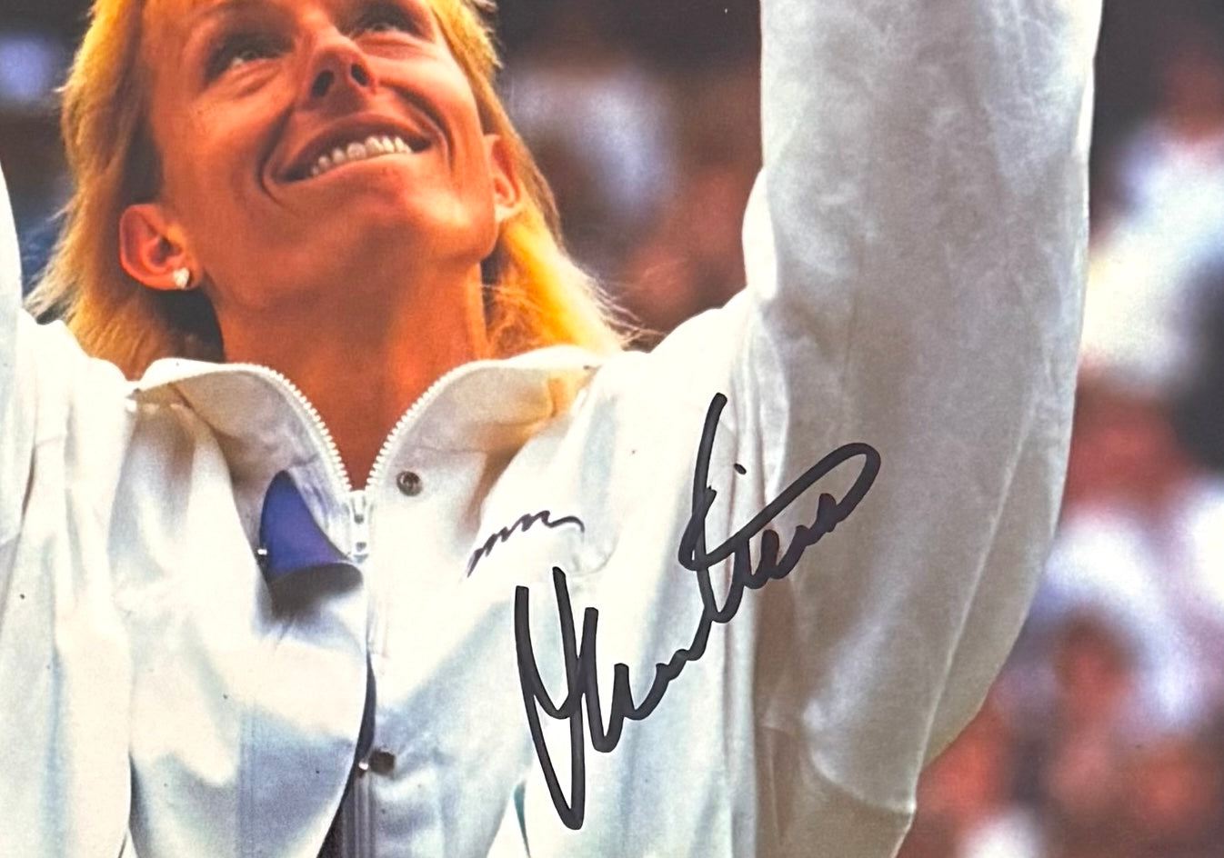 Martina Navratilova, Tennis Legend, 100% Hand Signed Framed 50x40cm Ltd. Edition Photo & COA
