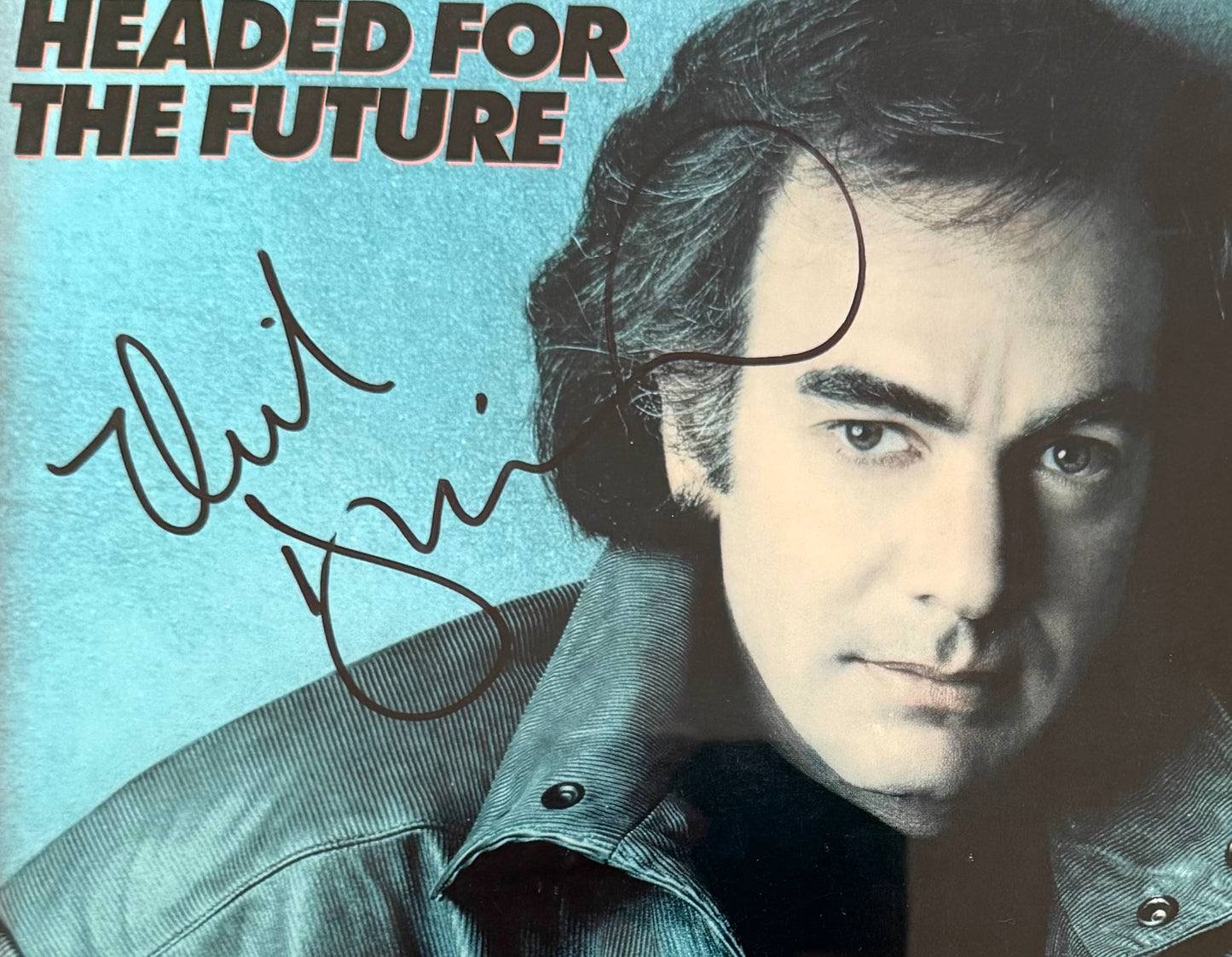 Neil Diamond Hand Signed Framed 12' inch Album Framed & UACC/AFTAL Member COA