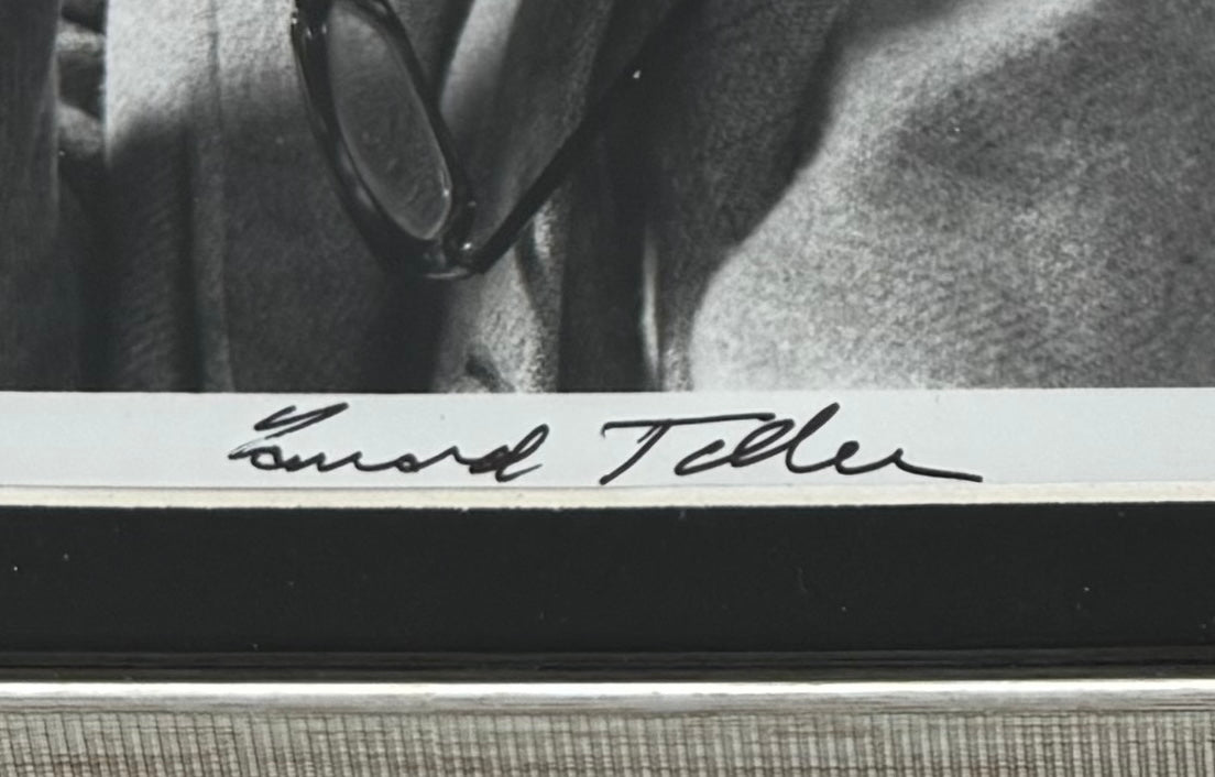 Edward Teller, Father Of The H-Bomb, Hand Signed Photo With COA