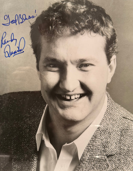 Randy Quaid, Hand Signed Framed, Mounted Original Publicity Photo With COA