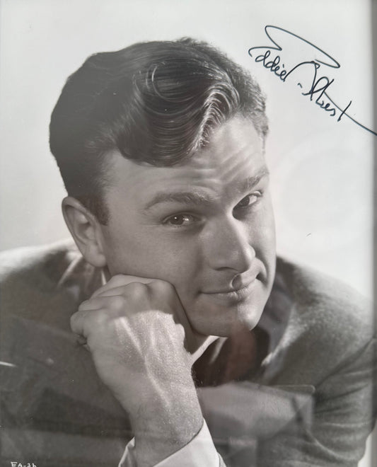 Eddie Albert, Hand Signed Framed, Mounted Original Publicity Photo With COA