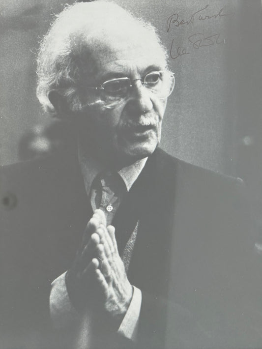 Lee Strasberg, Hyman Roth, Hand Signed Framed, Mounted Original Publicity Photo & COA