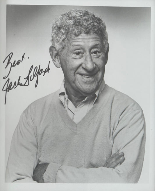 Jack Gilford, Famous Actor, Activist, Hand Signed Original Photo & COA