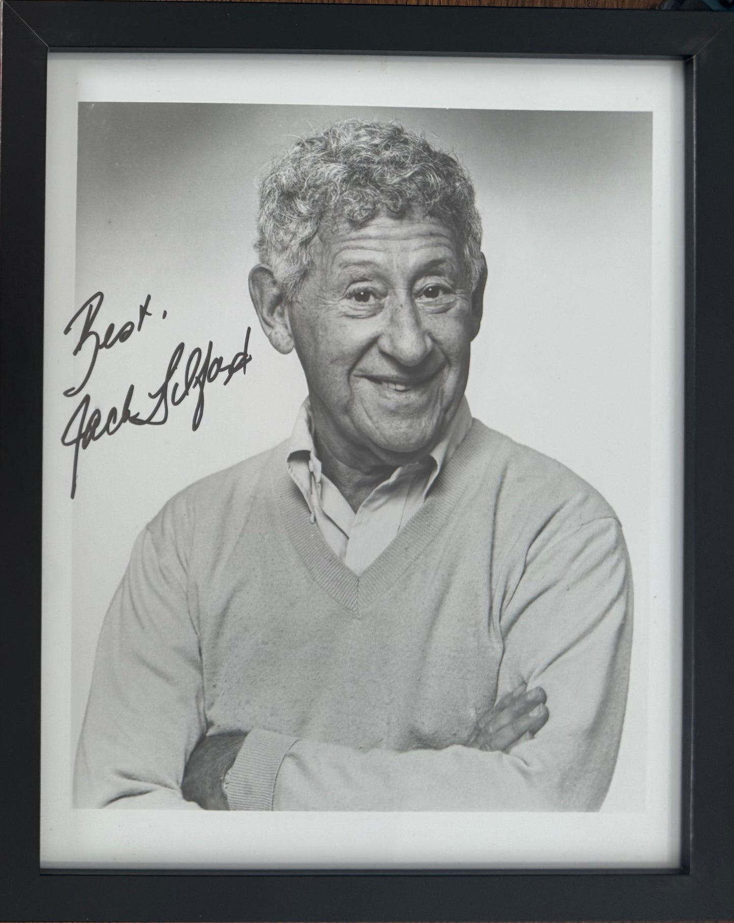 Jack Gilford, Famous Actor, Activist, Hand Signed Original Photo & COA