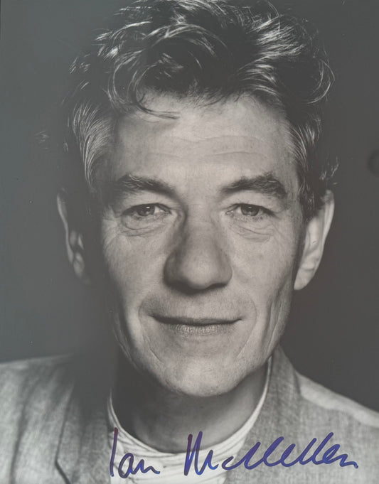 Ian McKellen, Gandalf, Hand Signed Framed, Mounted Original Publicity Photo With COA