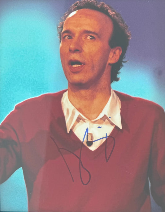 Roberto Benigni, Italian Actor, Hand Signed Framed, Mounted Original Publicity Photo & COA