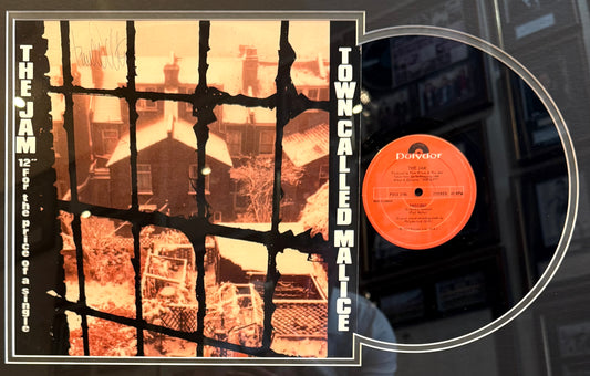 The Jam 'A Town Called Malice' Weller, Buckler, Hand Signed 12' inch Single & COA