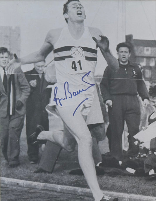 Sir Roger Bannister, Iconic Athlete, Hand Signed Framed Photo Presentation & COA