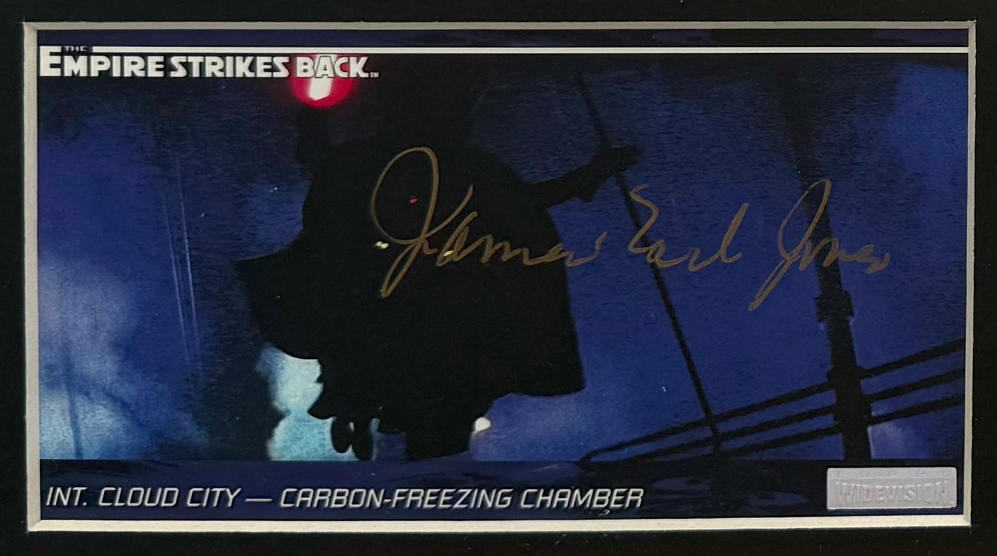 James Earl Jones, Star Wars 'Darth Vader' Hand Signed Trading Card Presentation With COA