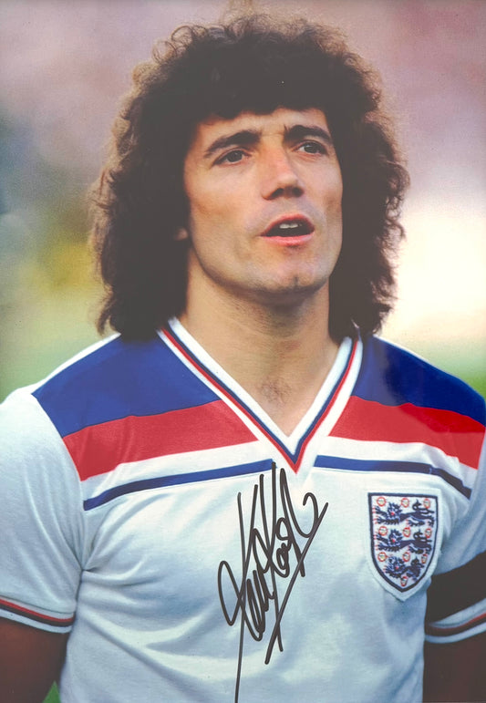 Kevin Keegan, Liverpool, Newcastle Legend, Hand Signed Framed 12' x 8'inch photo With COA