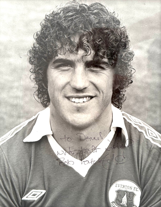 Bob Latchford, Everton Legend, Hand Signed Photo With COA