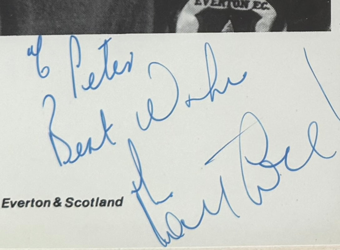 Asa Hartford, WBA, Everton, City, Scotland Legend, Guaranteed Hand Signed Photo With COA