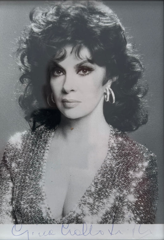 Gina Lollobrigida Hand Signed Original Film Photo With COA
