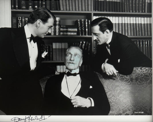 Douglas Fairbanks Junior Hand Signed Original Film Photo & COA