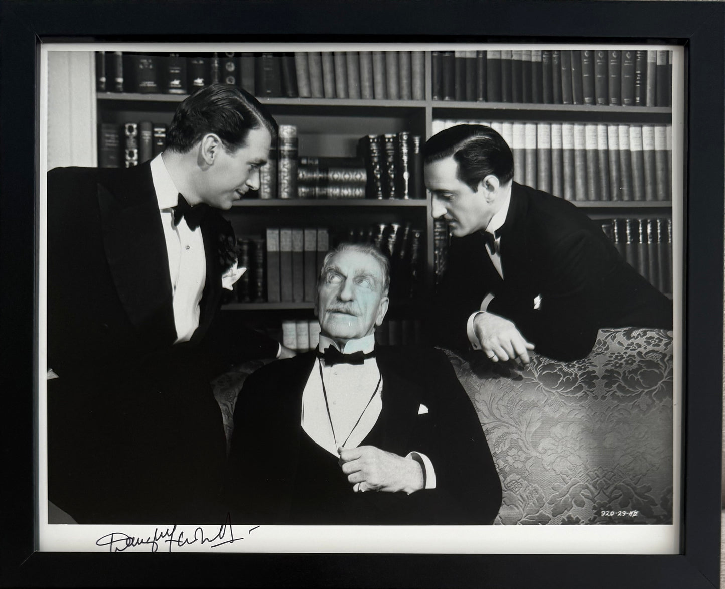 Douglas Fairbanks Junior Hand Signed Original Film Photo & COA