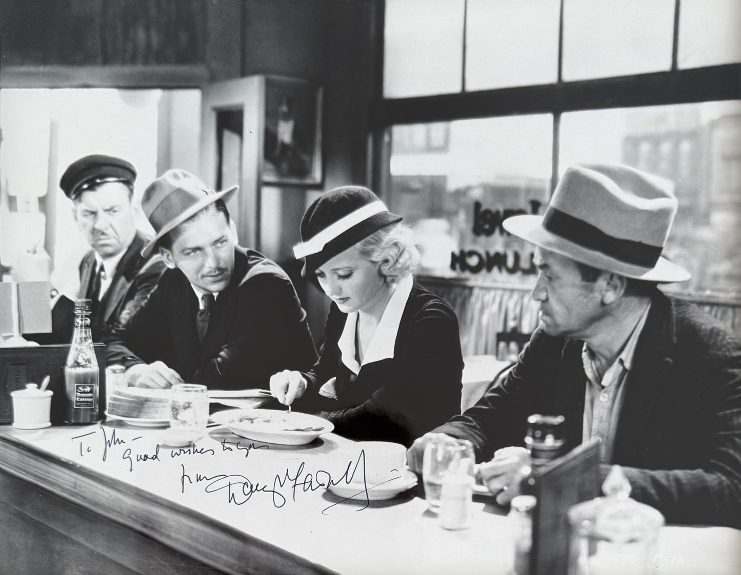 Douglas Fairbanks Junior Hand Signed Original Film Photo & COA