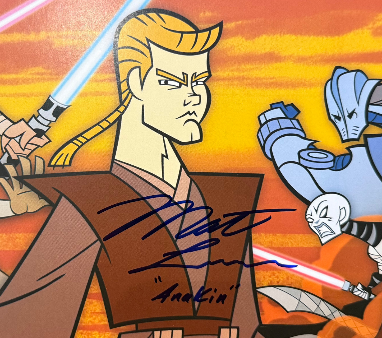 Matt Lanter, Star Wars 'Anakin', The Clone Wars Hand Signed Framed Photo & COA