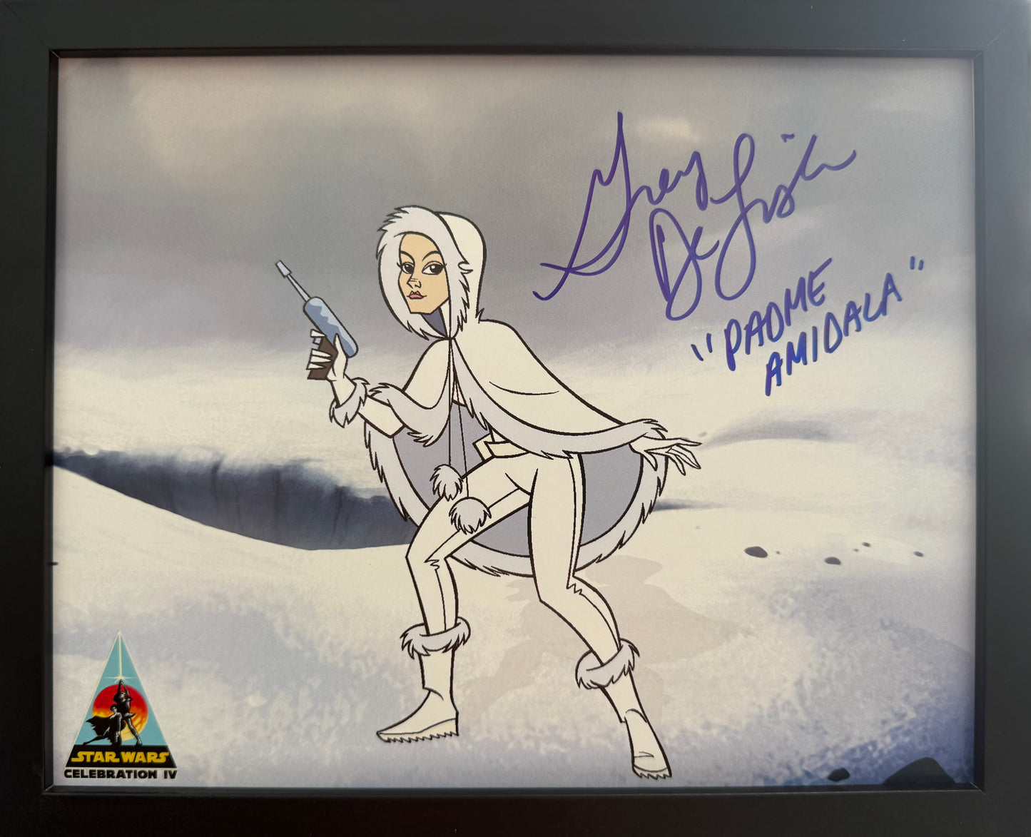 Grey DeLisle, Star Wars 'Padme Amidala', The Clone Wars Hand Signed Framed Photo & COA