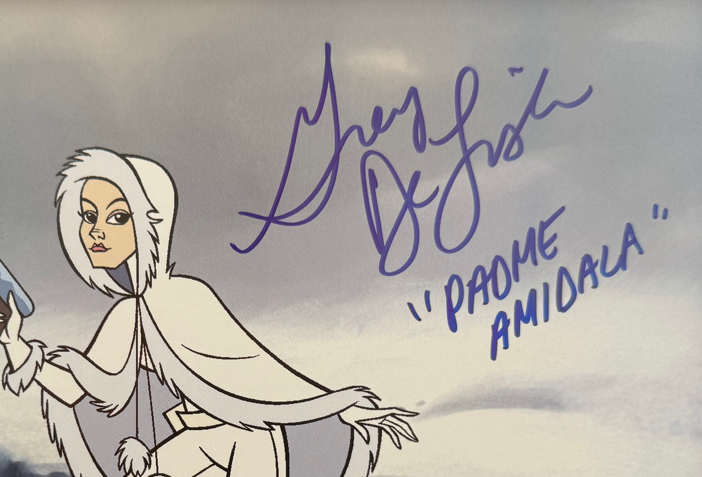 Grey DeLisle, Star Wars 'Padme Amidala', The Clone Wars Hand Signed Framed Photo & COA