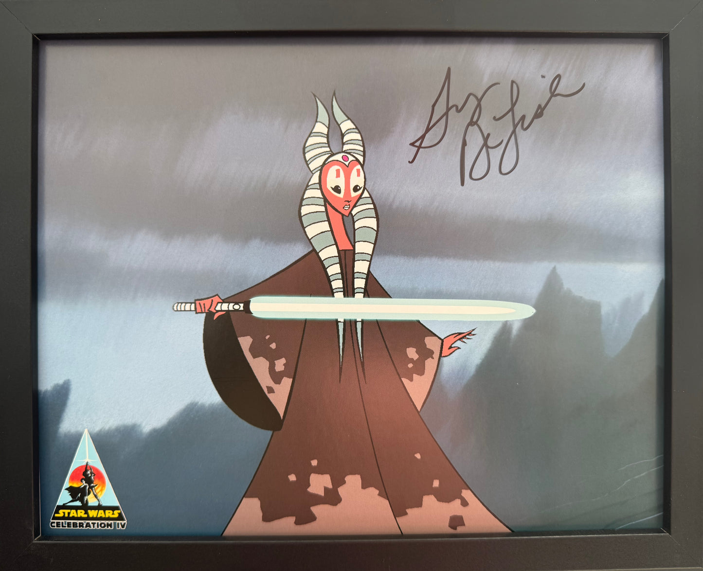 Grey DeLisle, Star Wars 'Shaak Ti', The Clone Wars Hand Signed Framed Photo & COA