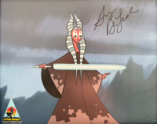 Grey DeLisle, Star Wars 'Shaak Ti', The Clone Wars Hand Signed Framed Photo & COA