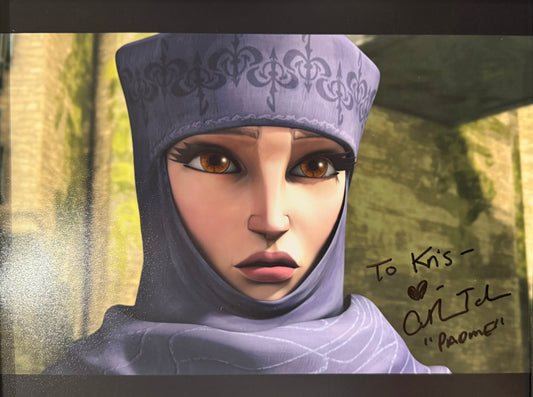 Catherine Taber, Star Wars 'Padme Amidala', The Clone Wars Hand Signed Framed Photo & COA