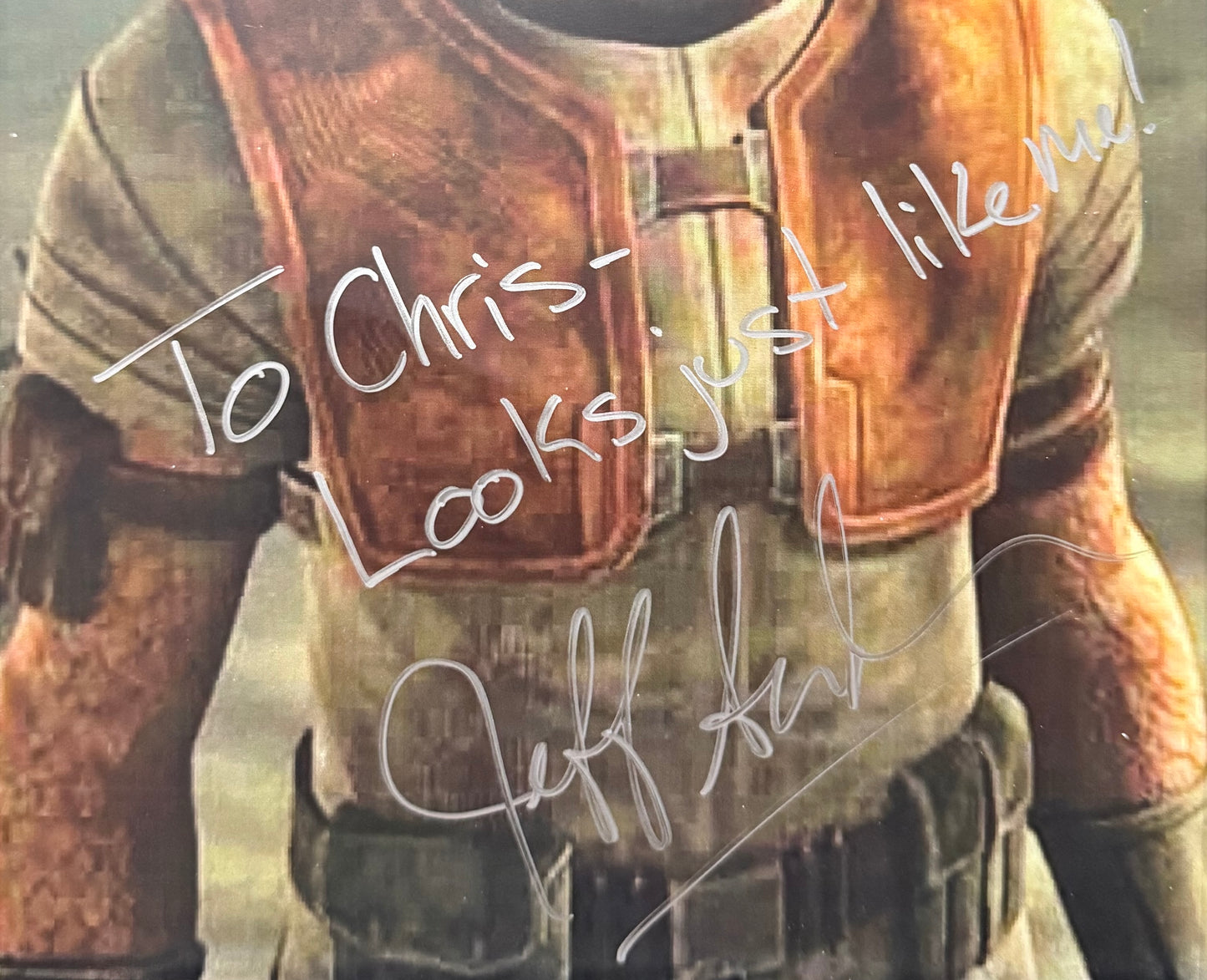 Jeff Anderson, Star Wars 'Smug', The Clone Wars Hand Signed Framed Photo & COA