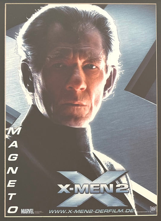 Ian McKellen, X-Men Hand Signed Framed Mounted Card & Original Publicity Photo & COA