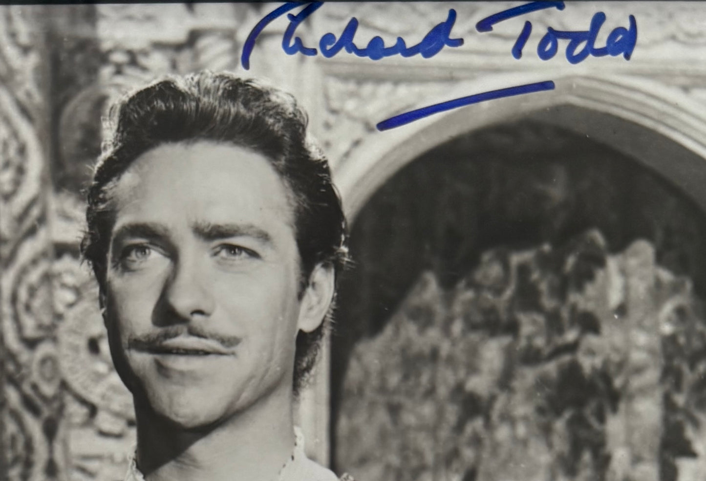 Richard Todd, Hand Signed Original Film Publicity Photo With COA