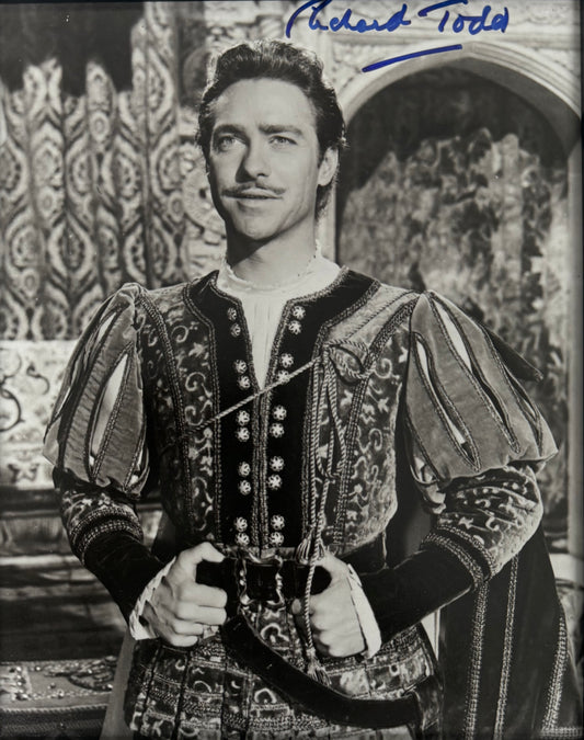 Richard Todd, Hand Signed Original Film Publicity Photo With COA