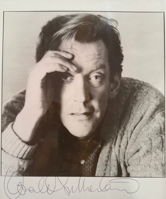 Donald Sutherland, Iconic Actor, Hand Signed Framed Original Publicity Photo With COA