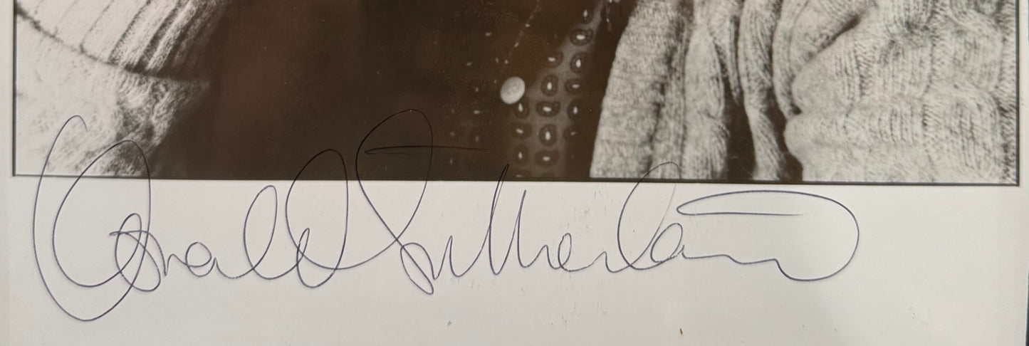 Donald Sutherland, Iconic Actor, Hand Signed Framed Original Publicity Photo With COA