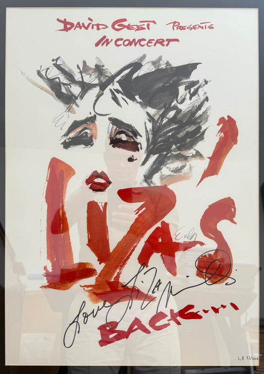 Liza Minnelli, Hand Signed Framed (70cm x 50cm) Original Limited Edition Poster, With COA