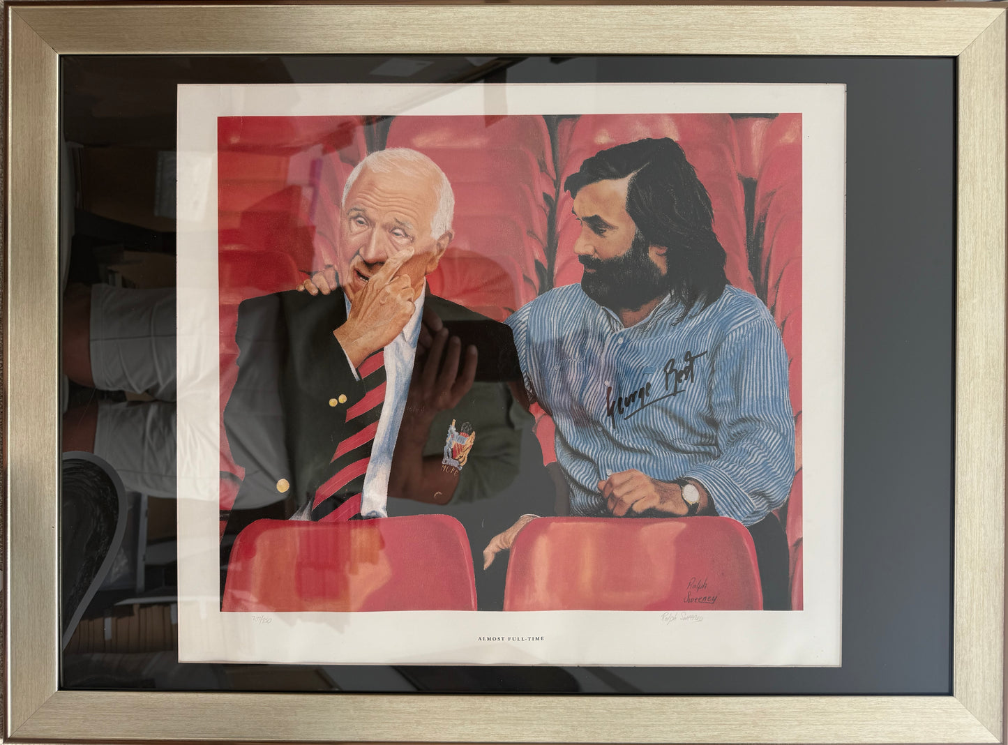 George Best, Manchester United Legend, Stunning Hand Signed Limited Edition Print & COA