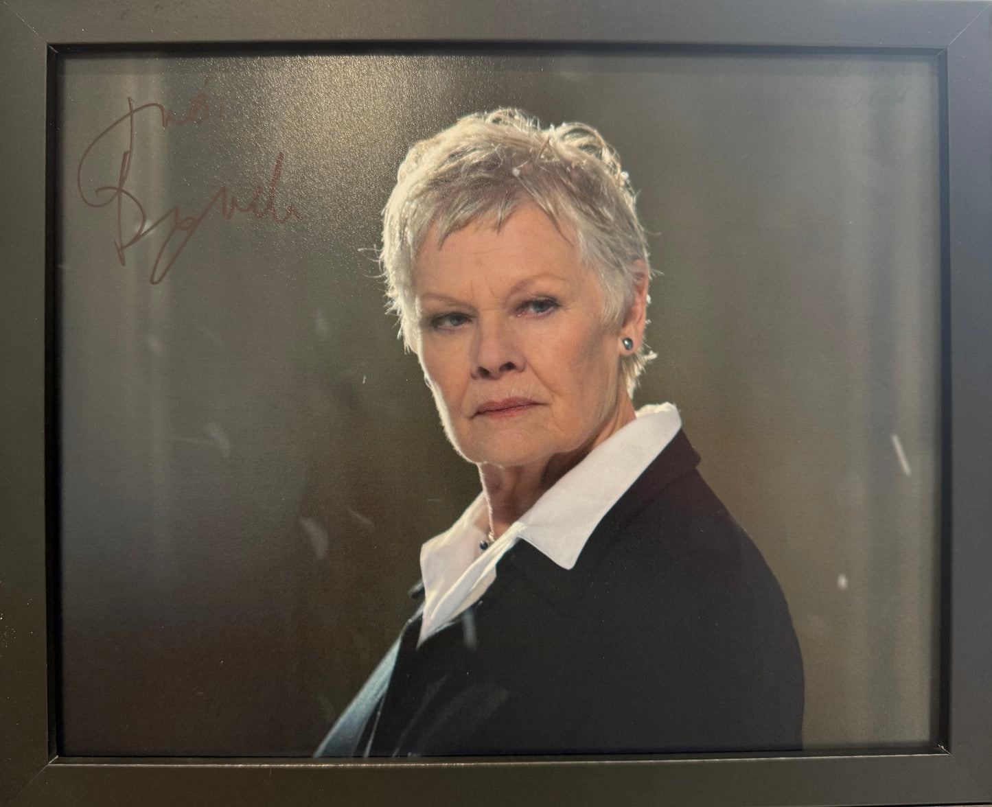 Dame Judi Dench, 007 'M' James Bond Actress, Hand Signed Photo & COA