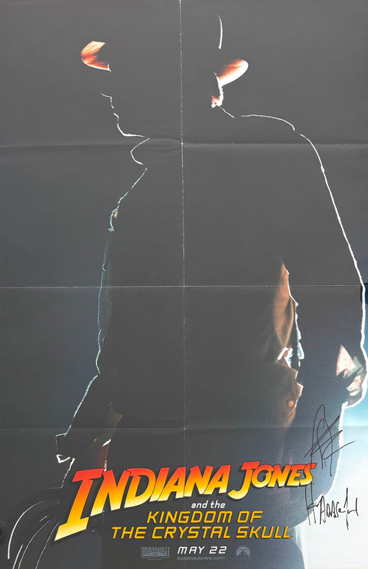 Harrison Ford, Shia LaBeouf 'Indian Jones'' Hand Signed 80cm x 60cm Poster & AFTAL COA