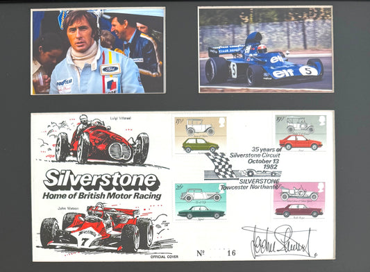 Sir Jackie Stewart, F1 Legend, Hand Signed Limited Edition First Day Cover (FDC) Presentation With COA