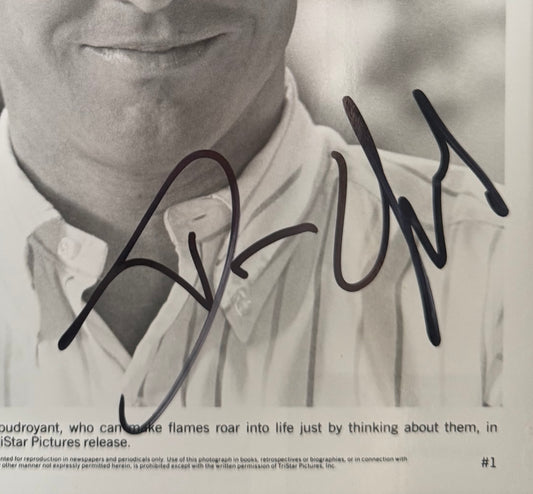 Dennis Quaid, Hand Signed Framed, Mounted Original Publicity Photo With COA