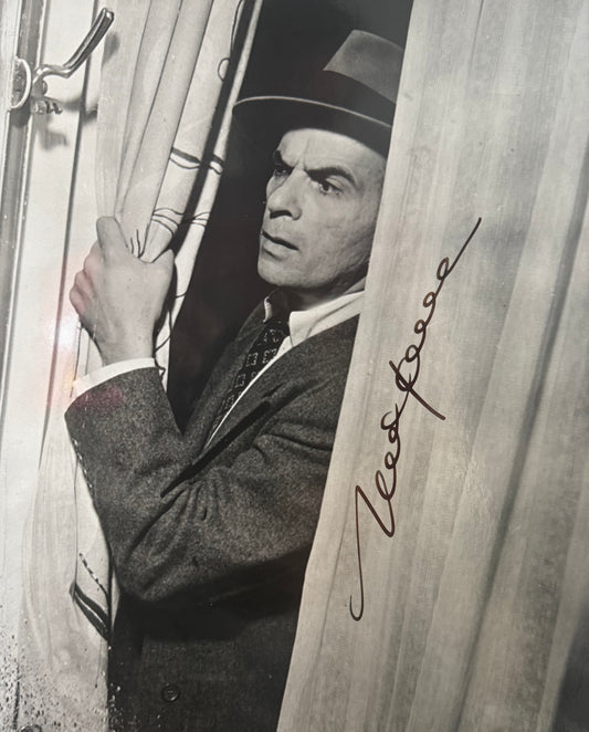 Marc Lawrence, Iconic Actor, Hand Signed Framed Original Publicity Photo With COA