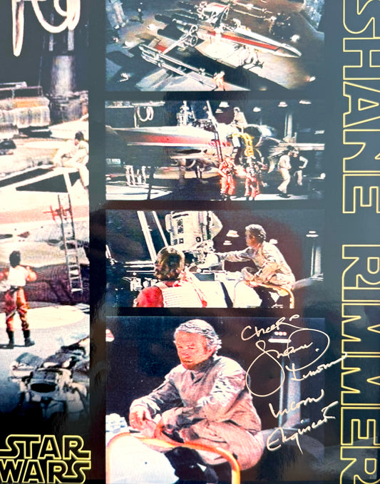 Shane Rimmer, Star Wars, James Bond 007 Actor, Hand Signed Framed Photo & COA