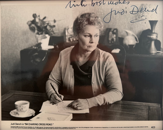 Dame Judi Dench, Guaranteed Hand Signed Framed Photo With COA